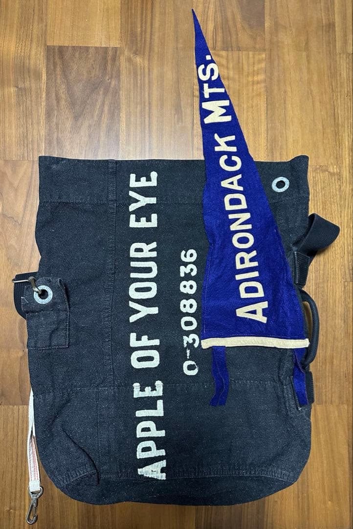 gotohollywood ショルダーバッグ　 ブラックデニム　フラッグ