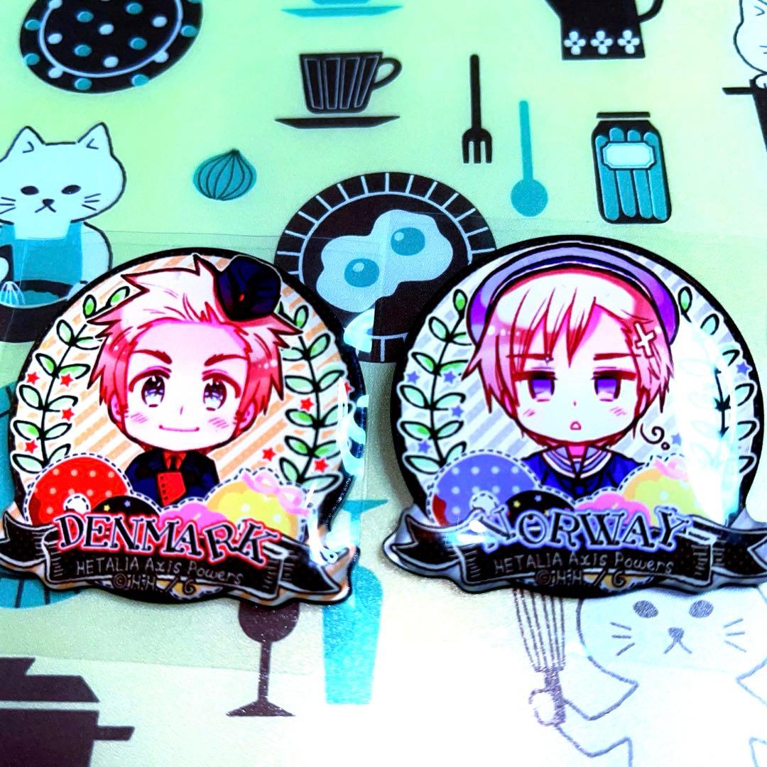 ヘタリアAxisPowersぷくっとバッジセット