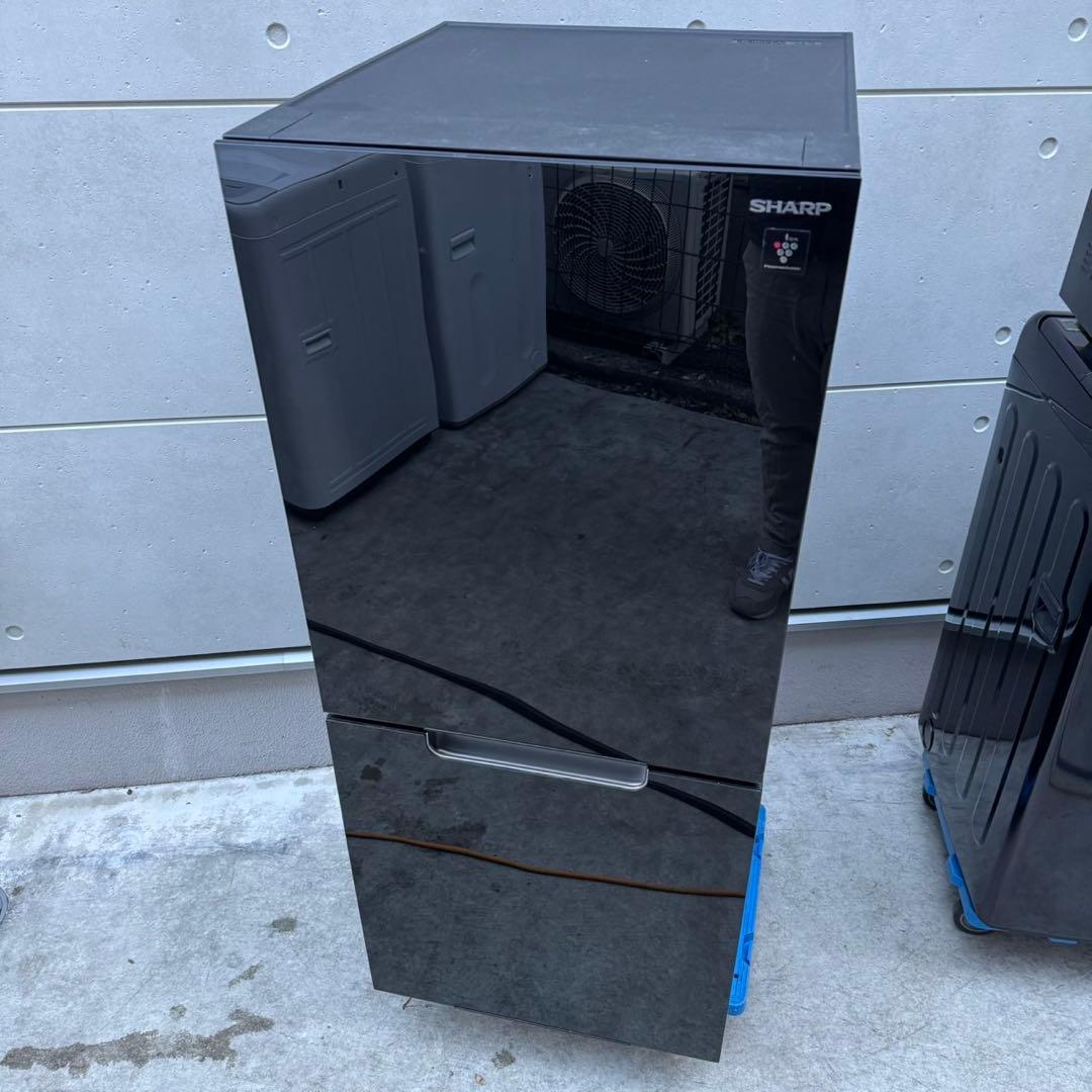 100⭐️2024.22.21年製★シャープ冷蔵庫オーブンレンジハイアール洗濯機黒