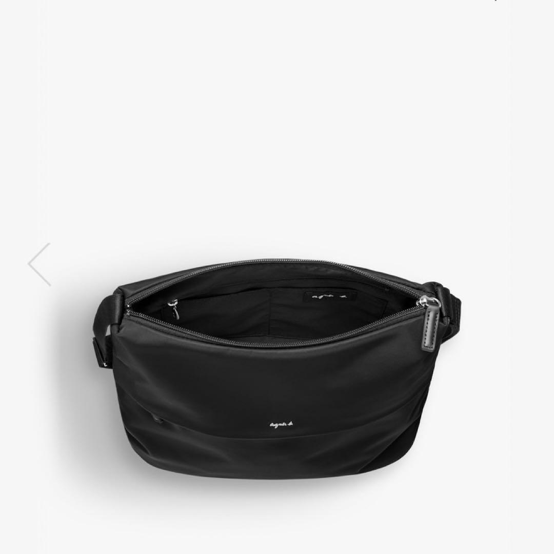 【美品•保証書付き】agnès b.（アニエスベー）ショルダーバッグ ブラック