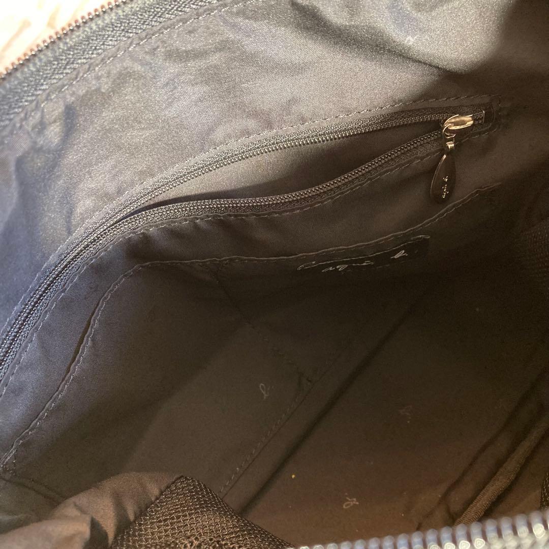 【美品•保証書付き】agnès b.（アニエスベー）ショルダーバッグ ブラック