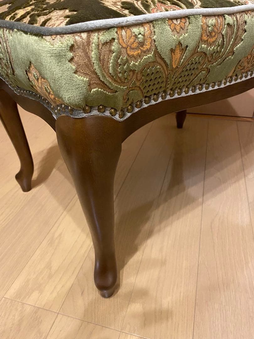 【希望価格】maruni 装飾的な刺繍 スツール