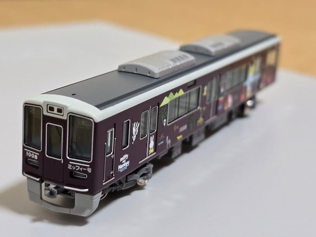 取り置き中　グリーンマックス　阪急1000系(ミッフィー号神戸線)8両編成セット