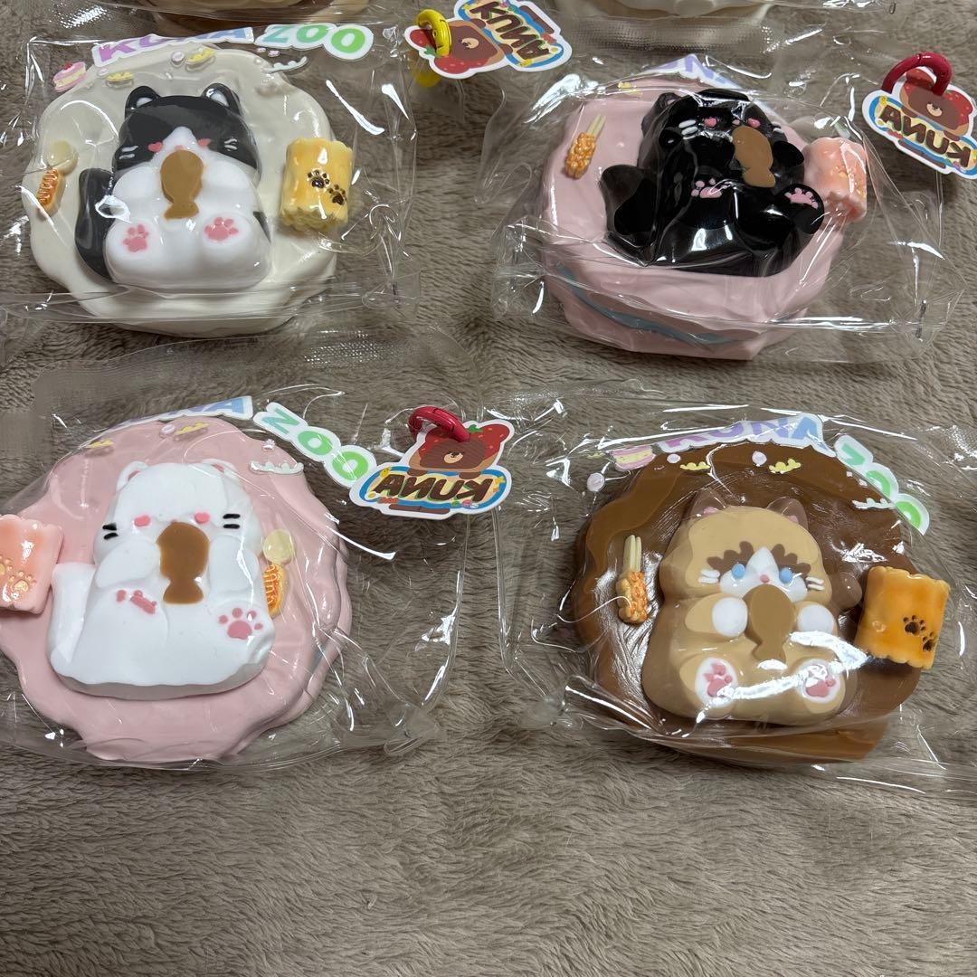 KUNAスクイーズ ビスケットキャットシリーズ ねこちゃんクッキー