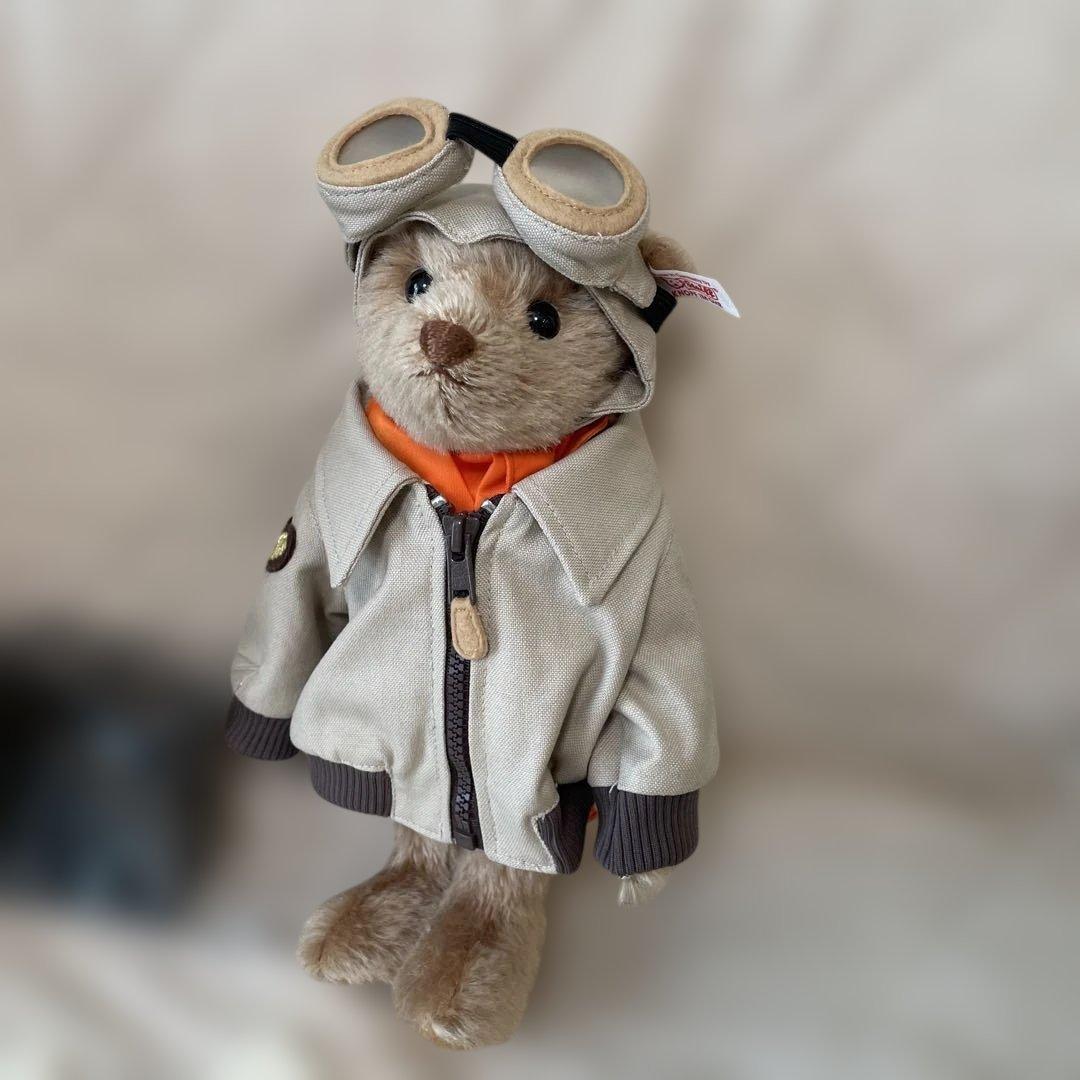 シュタイフ テディベア JAL Pilot Teddy bear 限定版トート付