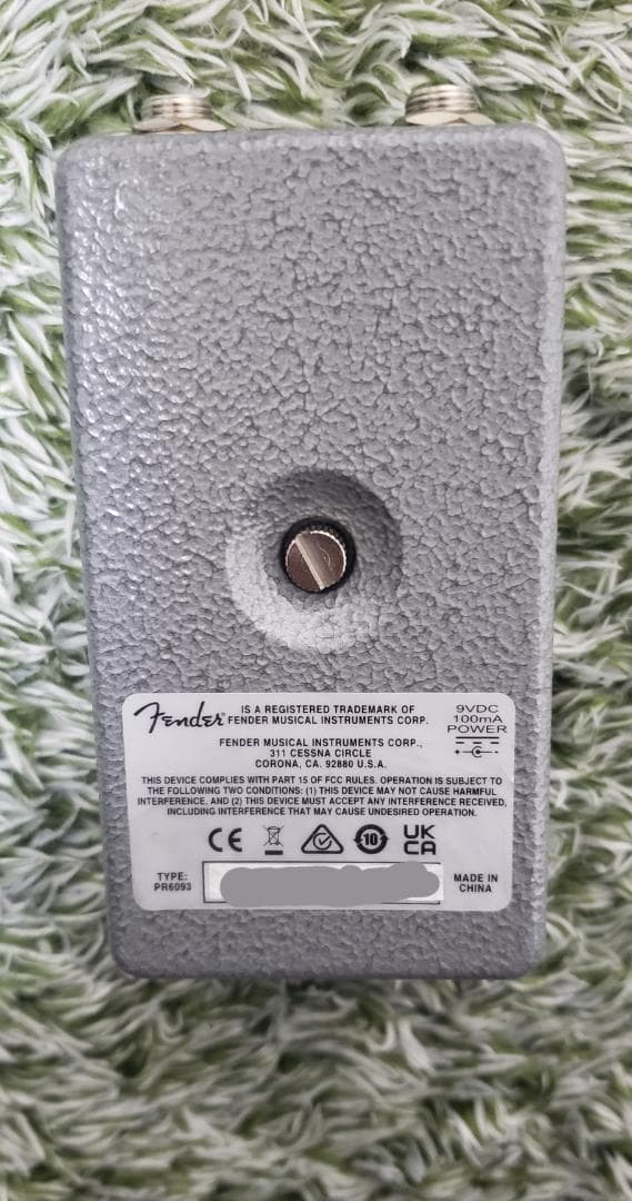 Fender Hammertone Space Delay エフェクトペダル