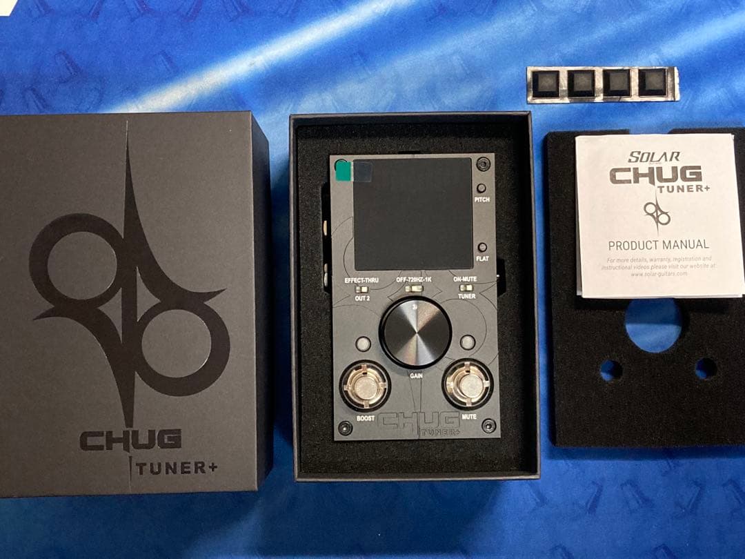 SOLAR GUITARS ( ソーラーギターズ ) CHUG TUNER+ CHUG Tuner+ Stage Tuner with Boost