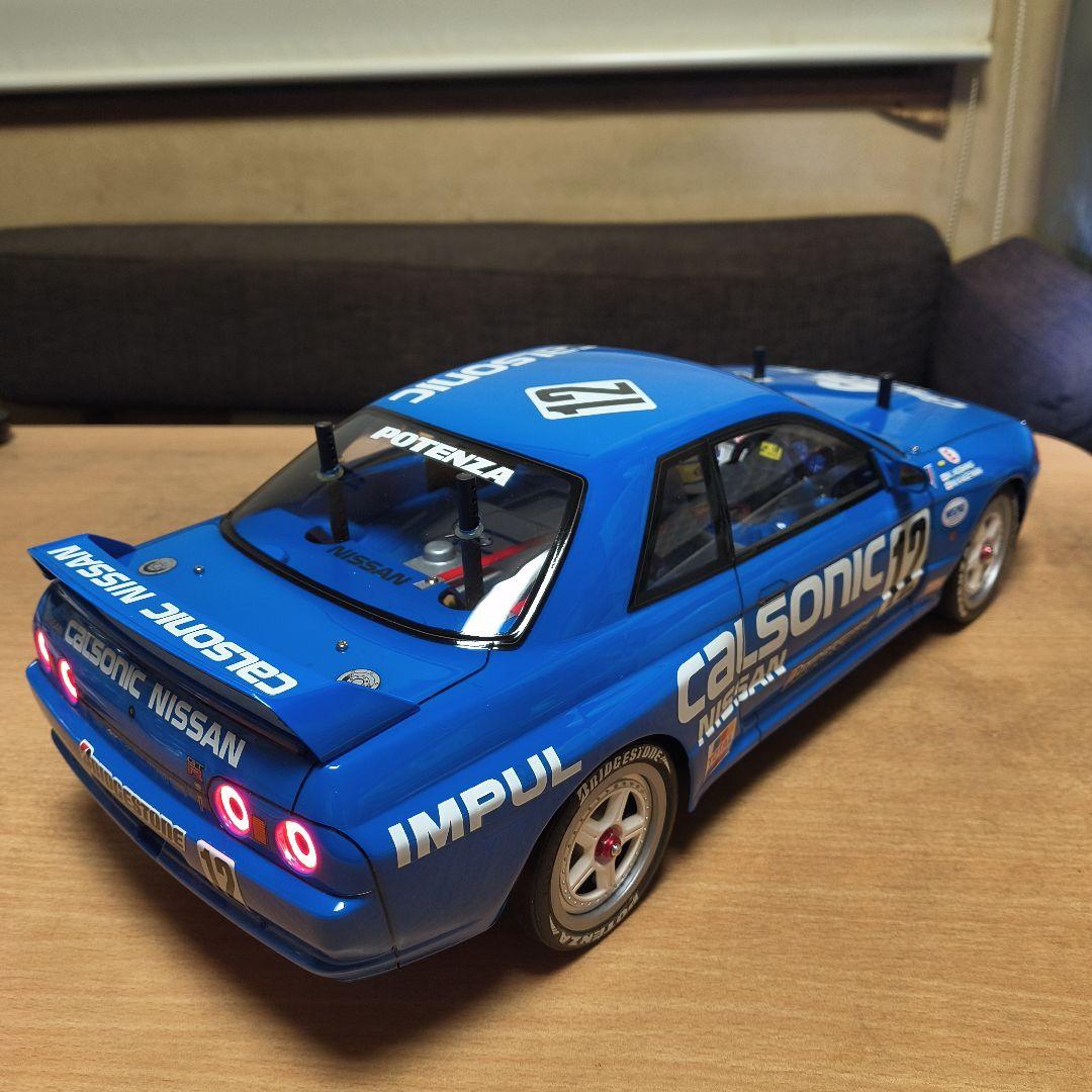 タミヤ　スカイラインボディ（ホイール、タイヤ、LED付き）のみ