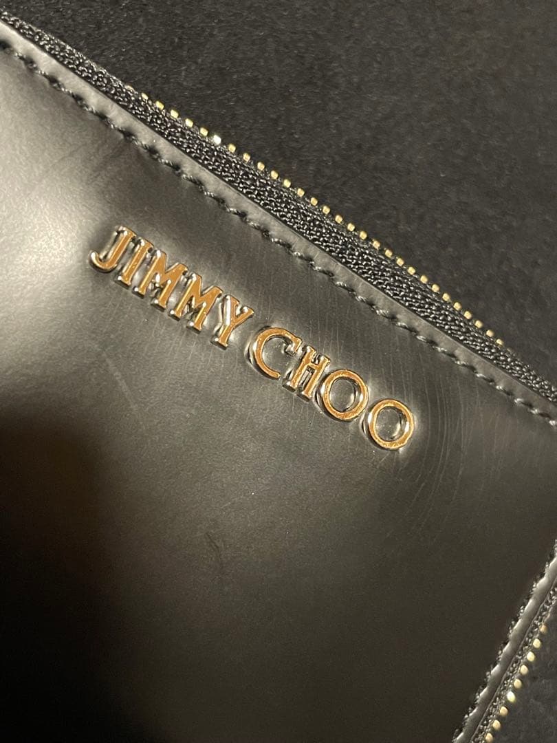 JIMMY CHOO ジミーチュウ ブラックレザー ケース