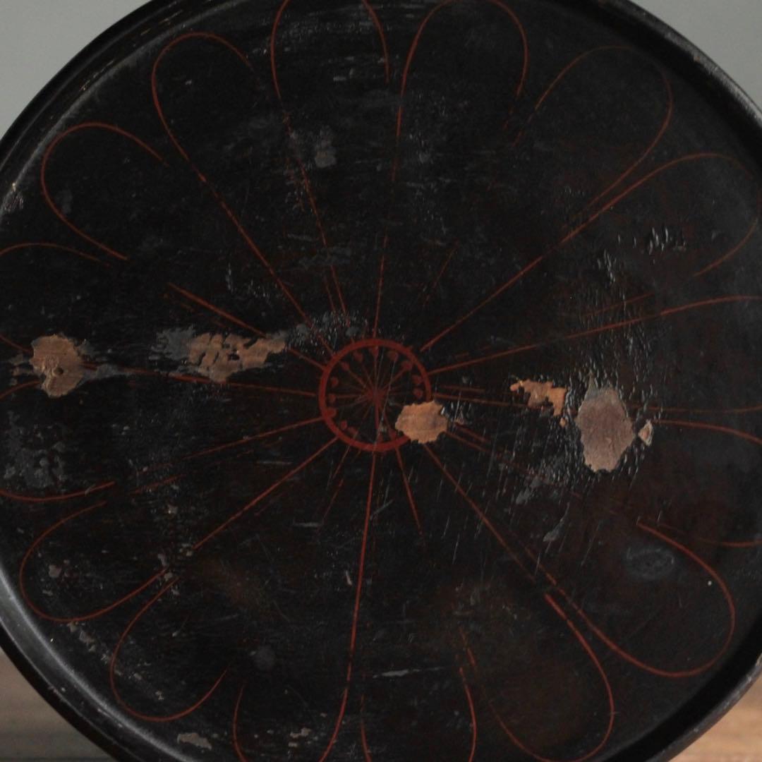 朽木塗 盆 朽木盆 No.2 枯れ盆 古美術 古道具 アンティーク やつれ盆