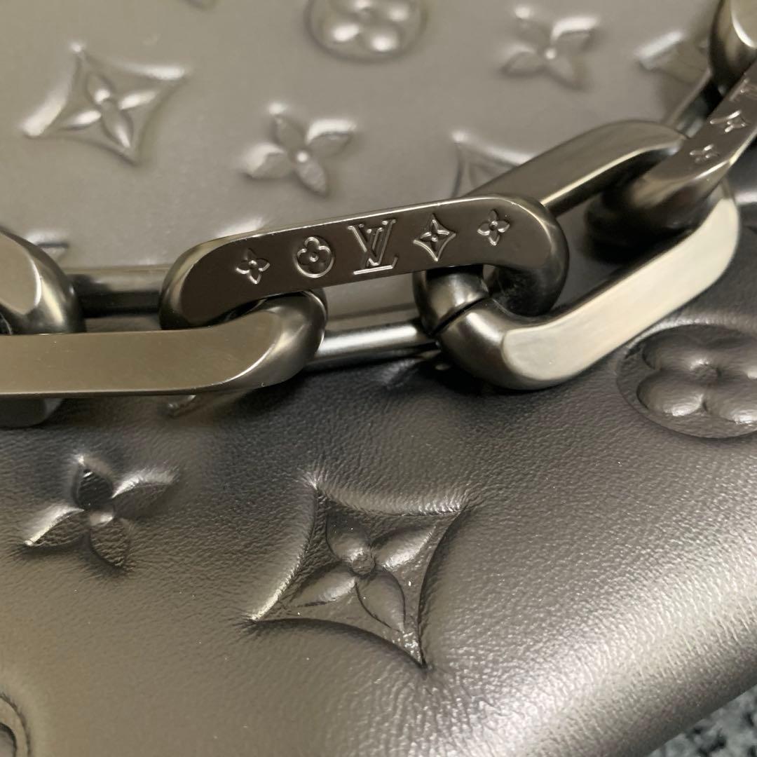 ノベルティ モノグラム ショルダーバッグ ハンドバッグ M23056 ブラック