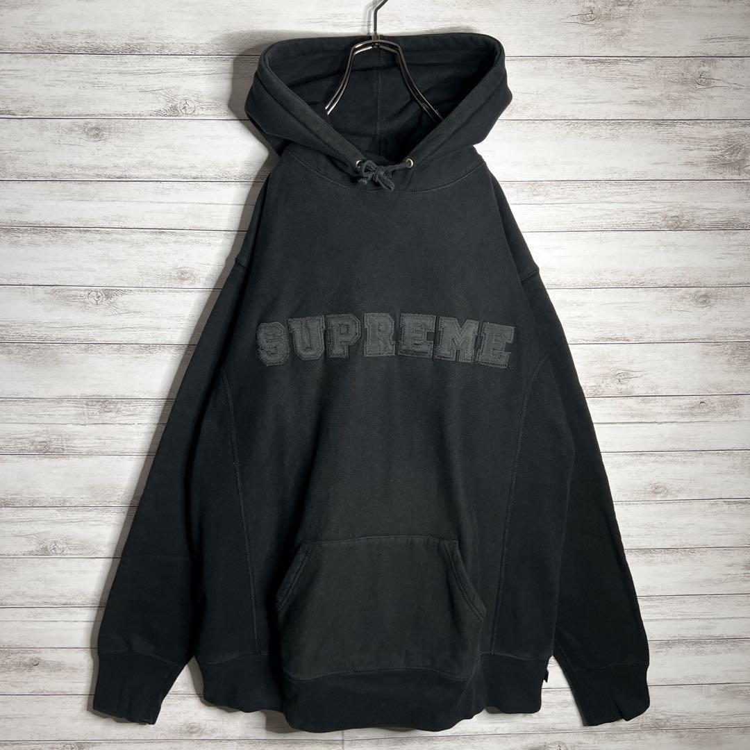 【入手困難!!】シュプリーム ✈︎カナダ製 刺繍 トレーナー 肉厚 裏起毛