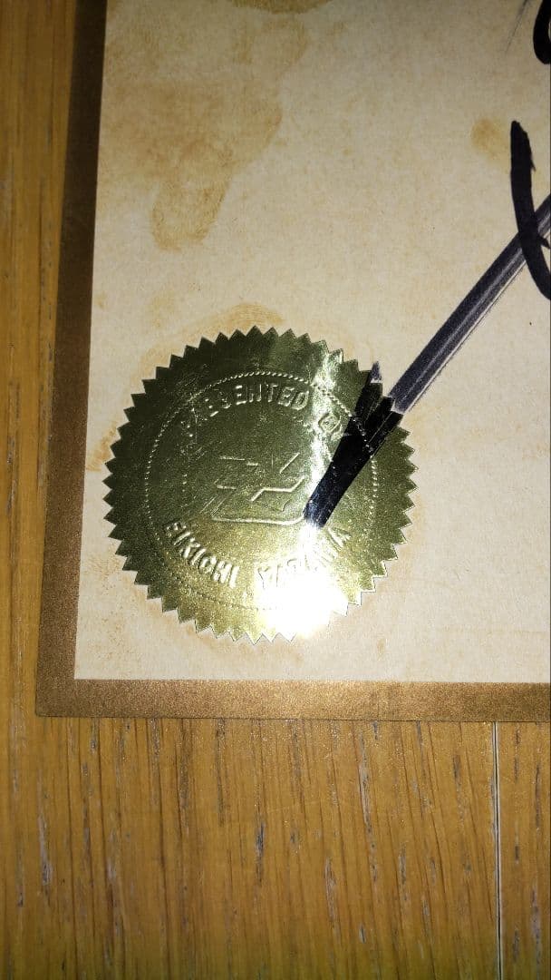 チコお取り置き品！矢沢永吉/直筆日付入り希少価値なサイン色紙 矢沢永吉