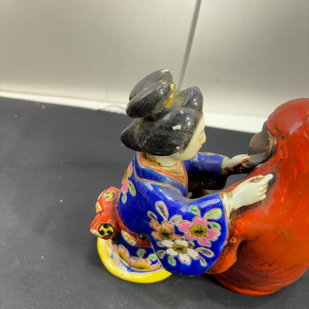 浮世絵人間の形 極上根付天然素材アンティーク骨董 飾り物 古美術 置物