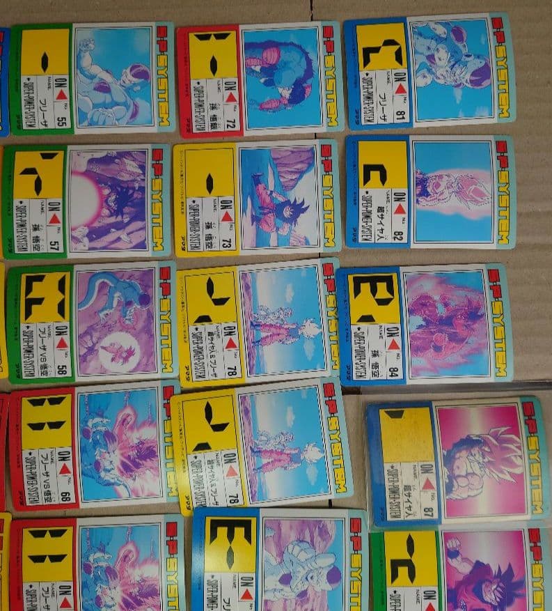 ドラゴンボールＺ　カードダス　アマダ　ノーマル８４枚 うち キラ７枚 セット売り