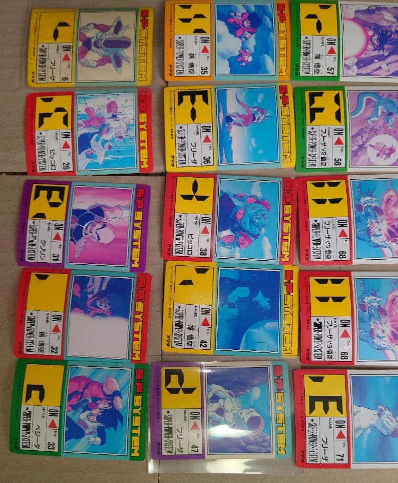 ドラゴンボールＺ　カードダス　アマダ　ノーマル８４枚 うち キラ７枚 セット売り