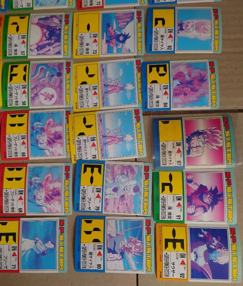 ドラゴンボールＺ　カードダス　アマダ　ノーマル８４枚 うち キラ７枚 セット売り