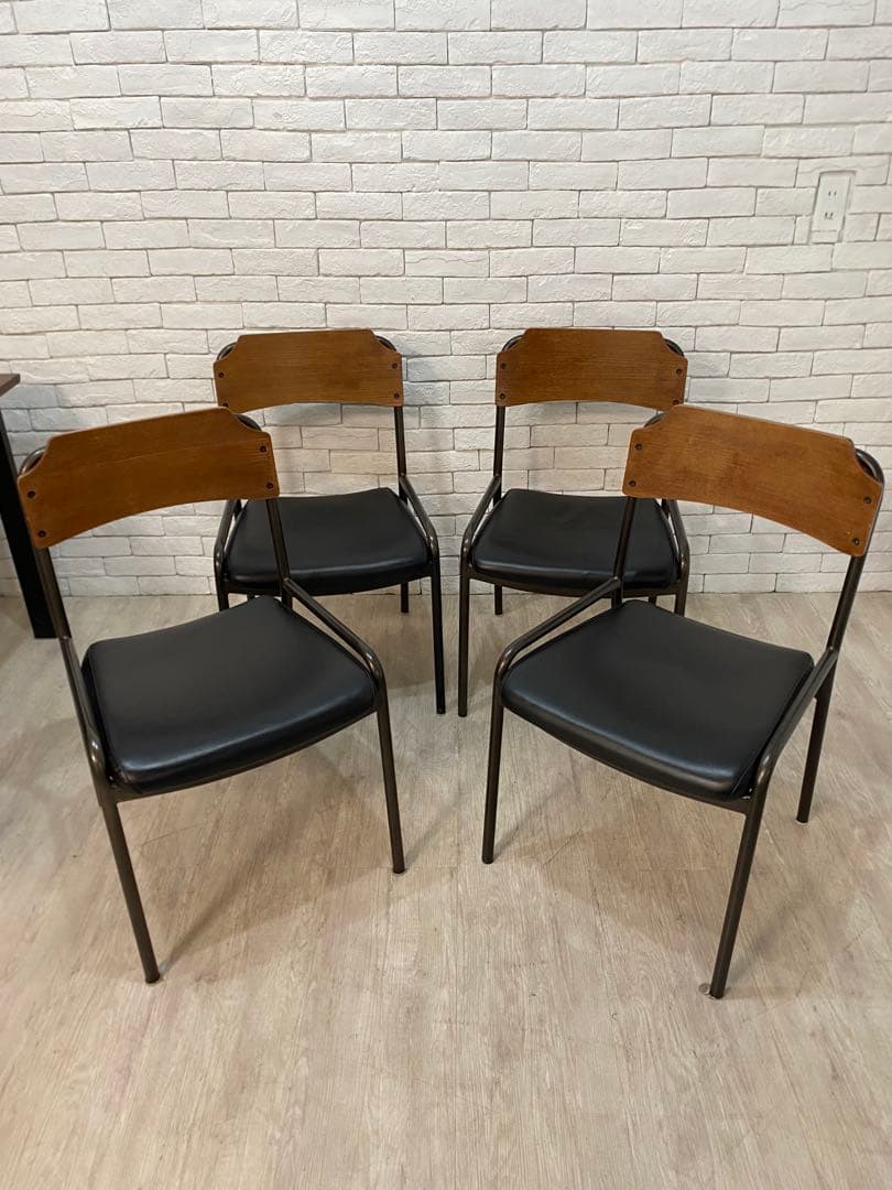 【自由】ウニコ　ダイニングセット　テーブル　4脚　チェア　椅子