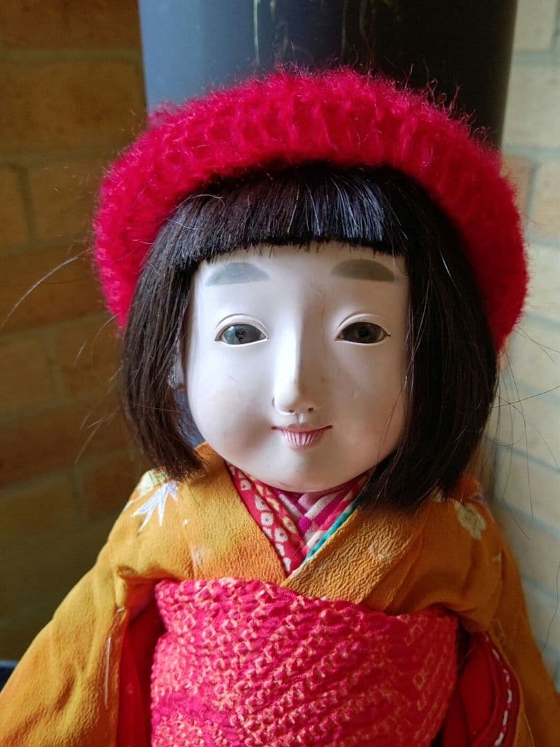 市松人形 竹内益次郎 吾妻人形 大正時代 アンティークドール 日本人形