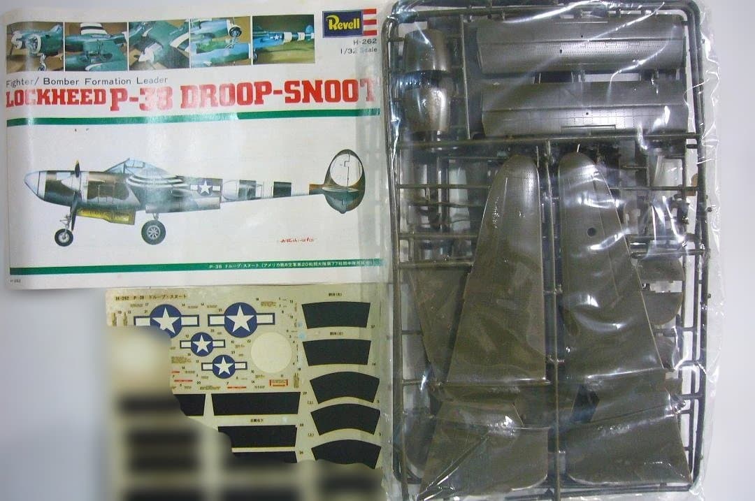 Revell 1/32 P-38 ①ドループ-スヌート ②ライトニング