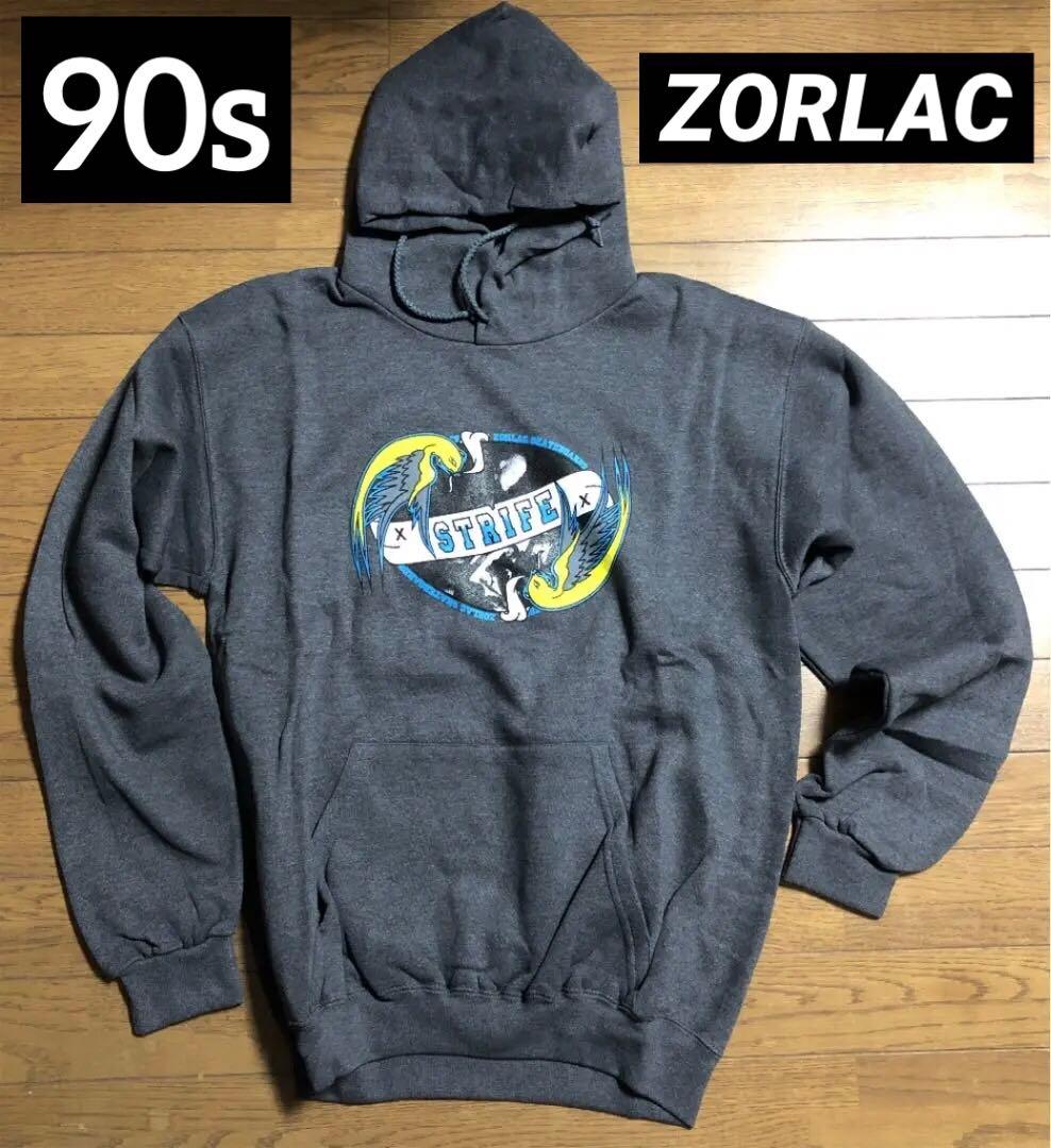 90s　ZORLAC×STRIFE　コラボ　パーカー　ゾーラック デッドストック
