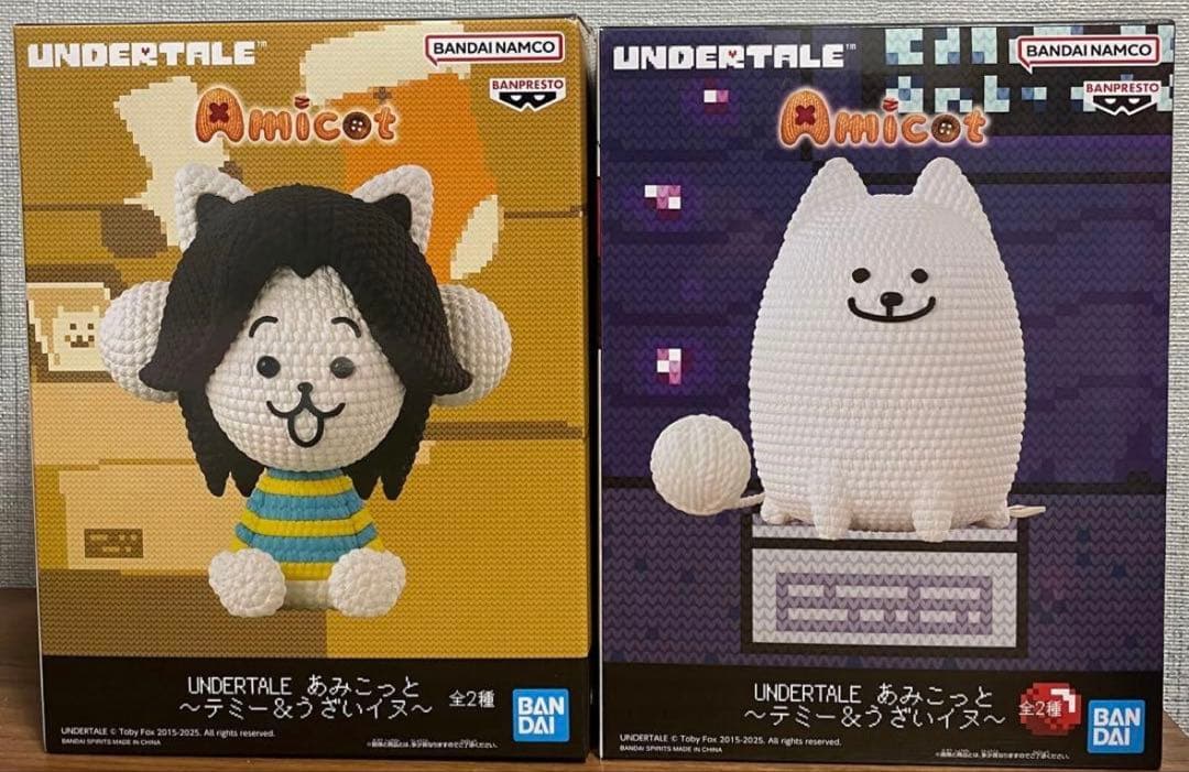 UNDERTALE あみこっと テミー うざいイヌ フィギュア2点セット - メルカリ