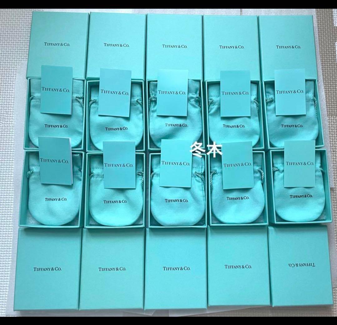 ティファニー 空箱 巾着 10セット 現行品Tiffany&co.ティファニー空箱