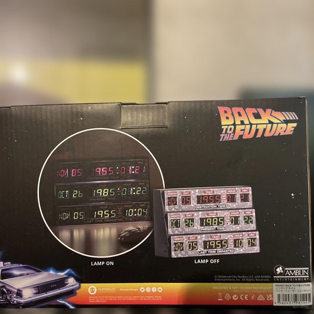 バックトゥザフューチャー タイムサーキット ライトボックス