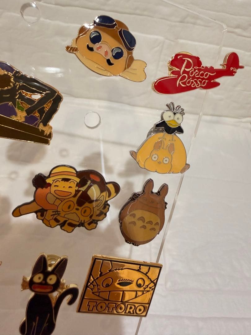スタジオジブリ ジブリがいっぱいピンズ他 18点セット 有効ボード