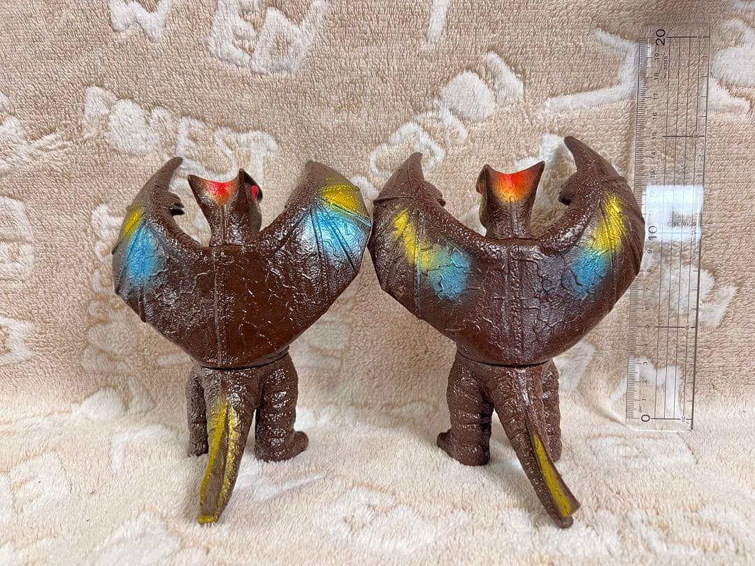 ギャオス　2体セット　ソフビ　日東科学　河田シリーズ　フィギュア　大映