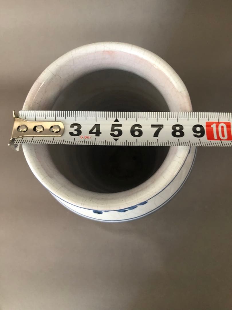 フランス陶器 花瓶ノルマンディ・ルーアンにて購入