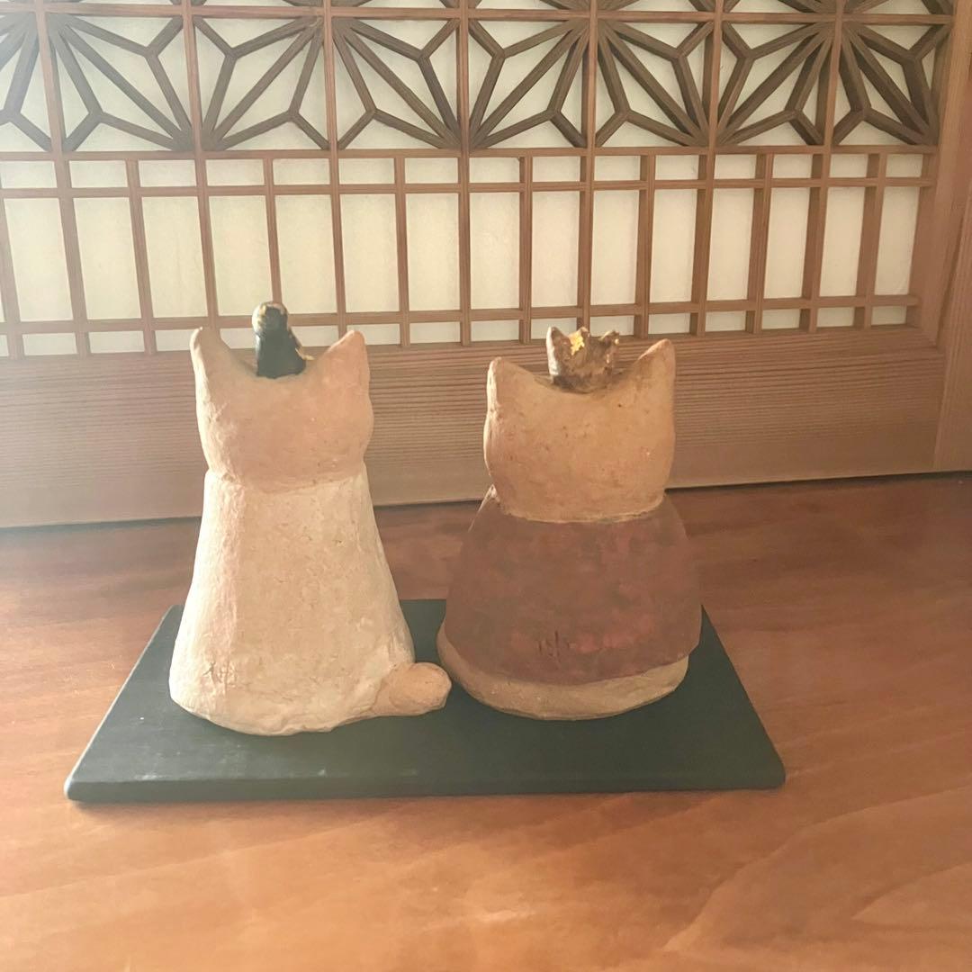 長島伸夫 猫の雛人形 ひな祭り