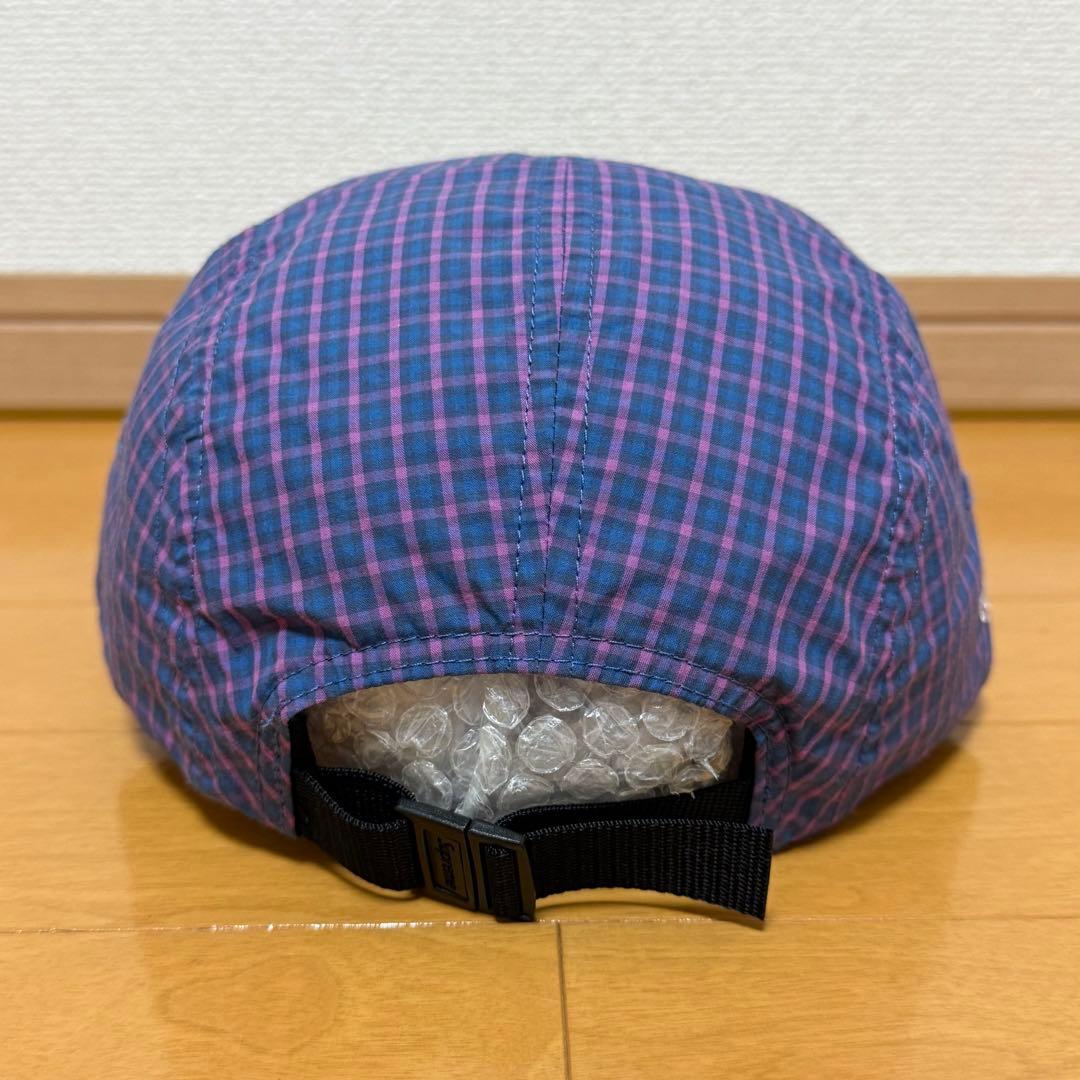 Supreme Cordura Plaid Camp Cap ブルー 25ss - メルカリ