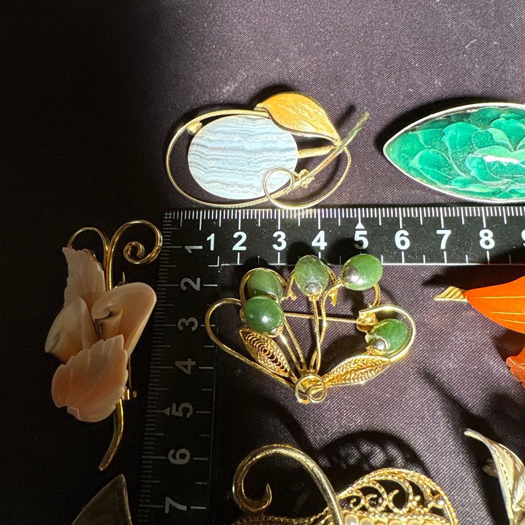 ビンテージブローチセット 最も安い 15個 ヴィンテージブローチ15個セット