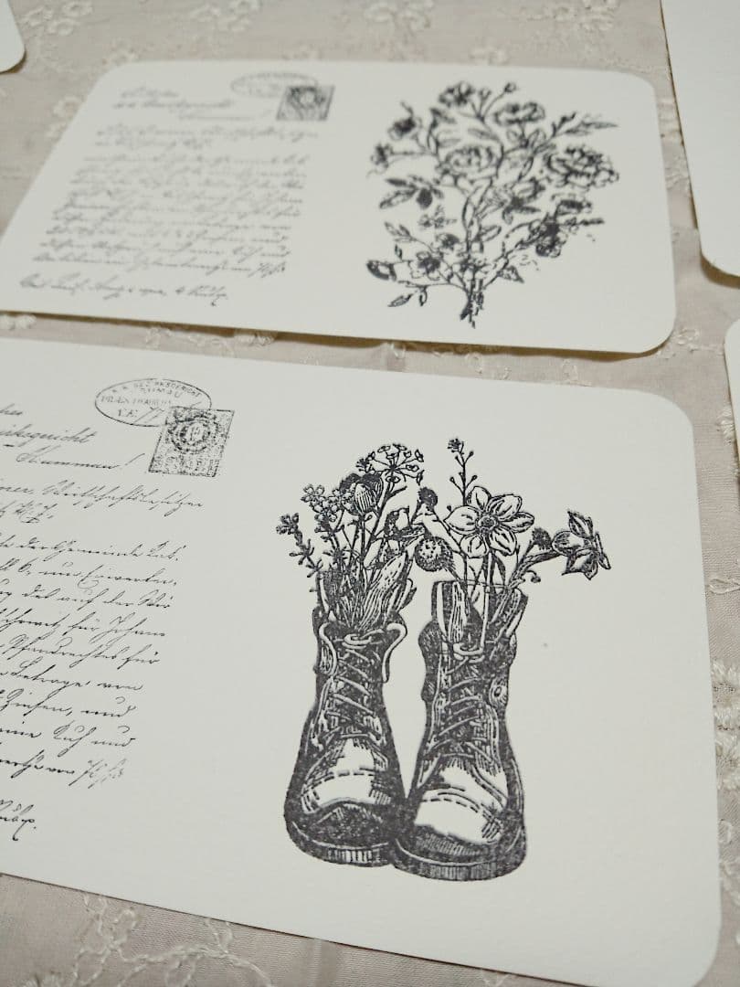 ＊ポストカード風紙モノ＊