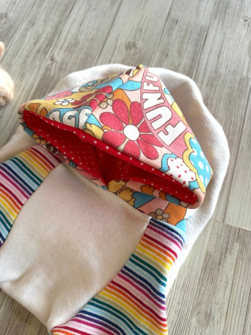 犬服 ラグラン フード(LL) ꒡̈⃝Lily꒡̈⃝ハンドメイド - メルカリ