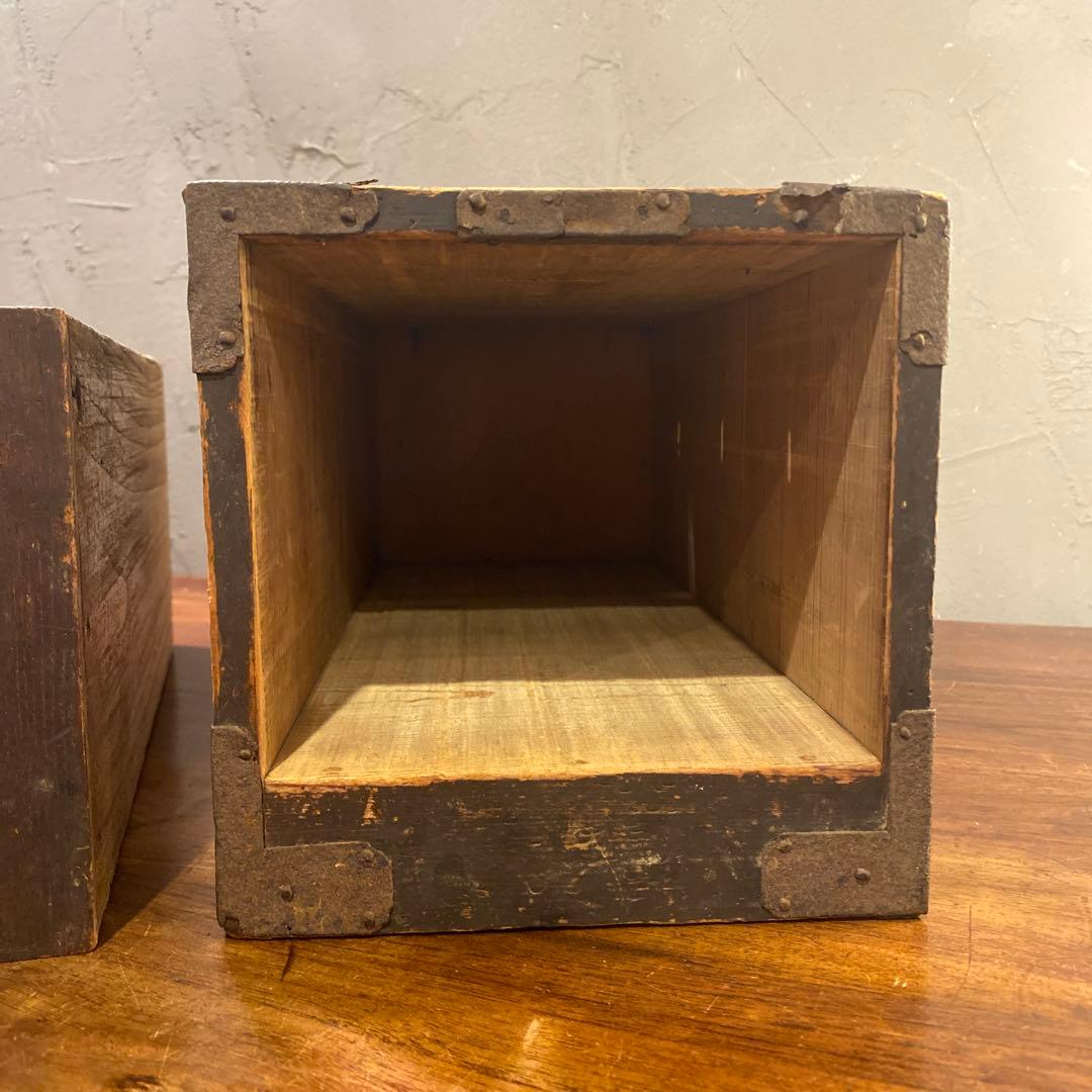 時代物 銭函 骨董品 船箪笥 古道具 小引き出し 古民家 幕末明治