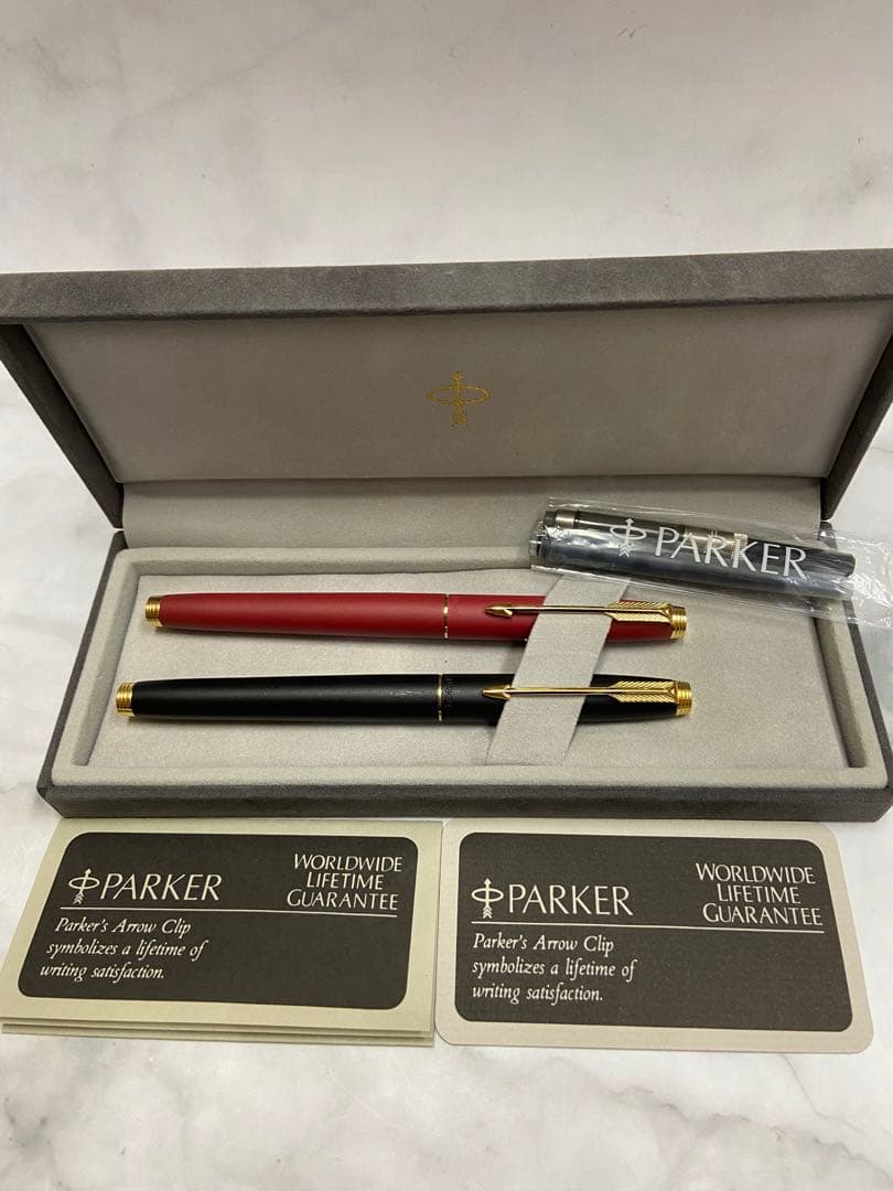 PARKER パーカー 万年筆フランス製 585 14K 2本セット