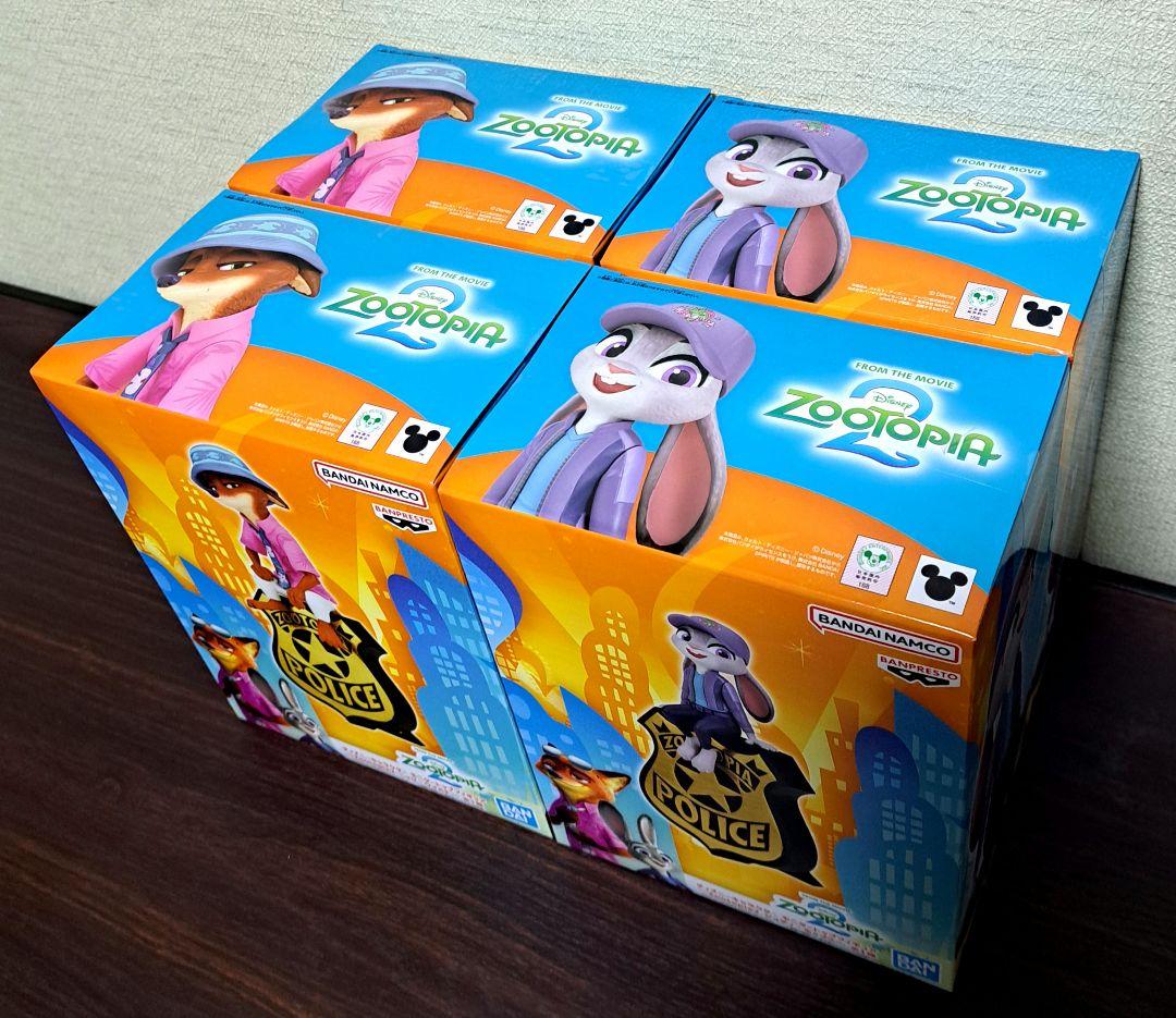 ズートピア2/モニタートップフィギュア/ニック/ジュディ(各2点・４点セット)