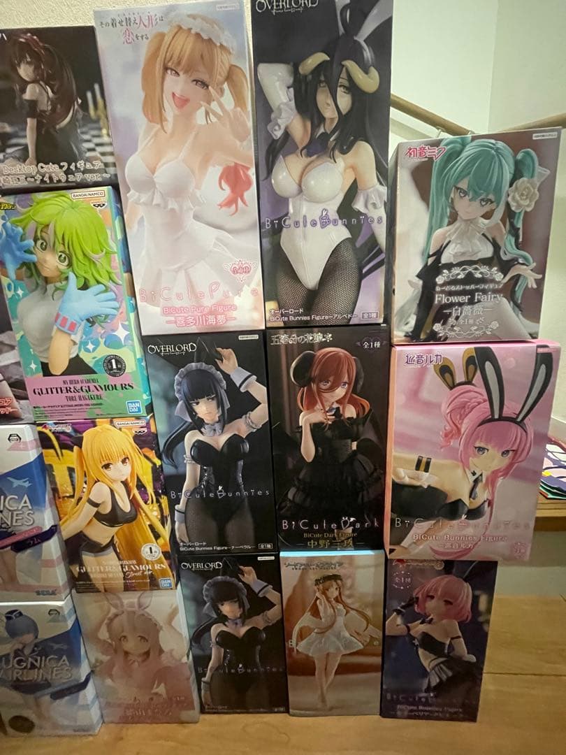 美少女　プライズ　フィギュア　バニー他　16点　まとめ　葉隠　アルベド　他