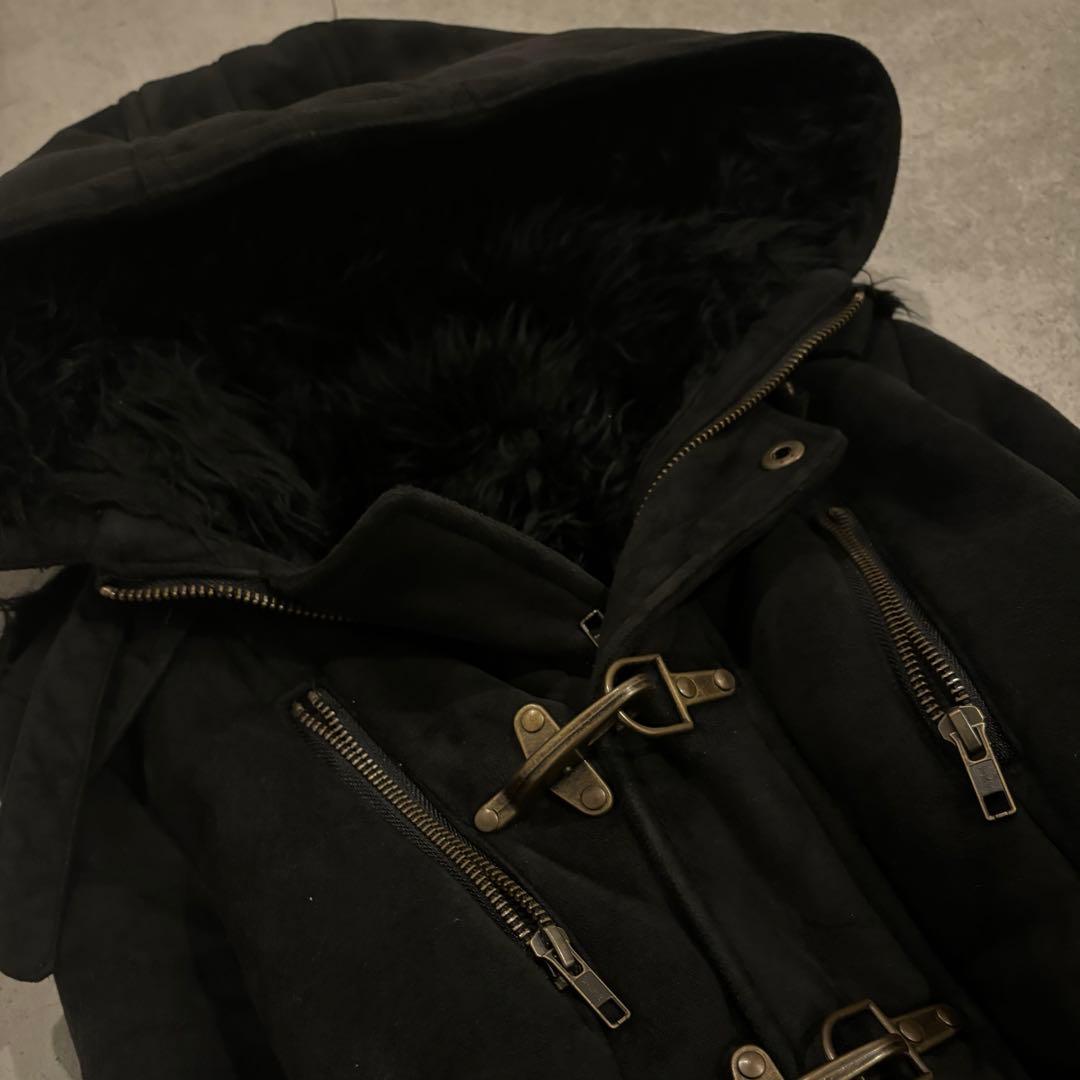 00’s archive ファー ファイヤーマンジャケッ Y2K ダークコア