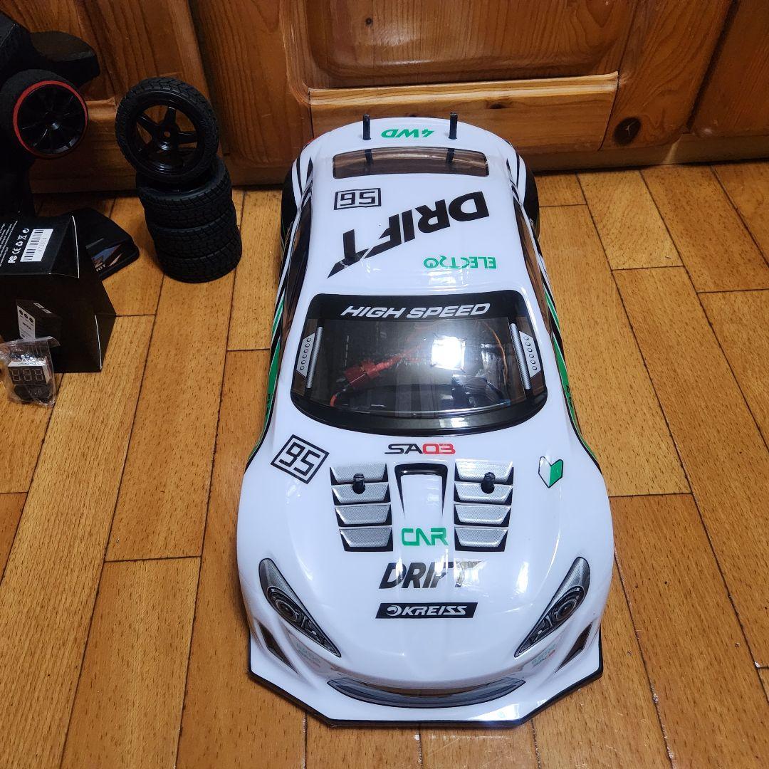 タミヤ ドリフト ラジコン フルセット　TT01　白　86　　③　　　　tt02
