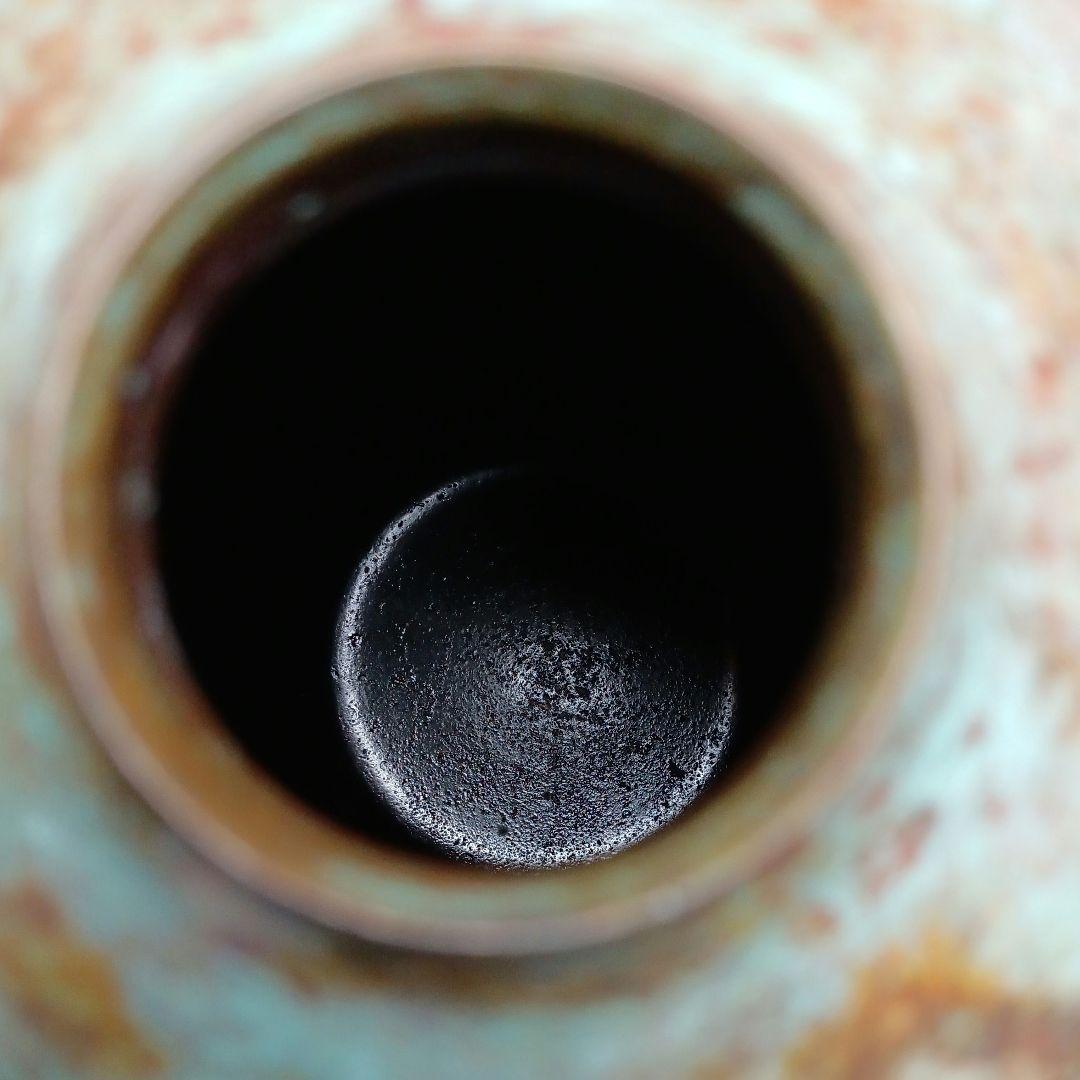 人間国宝 重要無形文化財 高橋敬典 青銅 斑紫銅 銅 花瓶