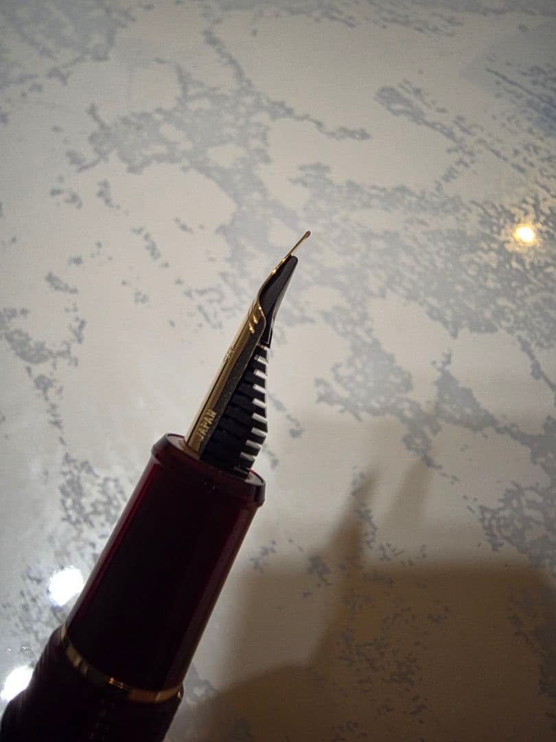 プラチナ万年筆「#3776 CENTURY」ブルゴーニュカラー　コンバーターあり