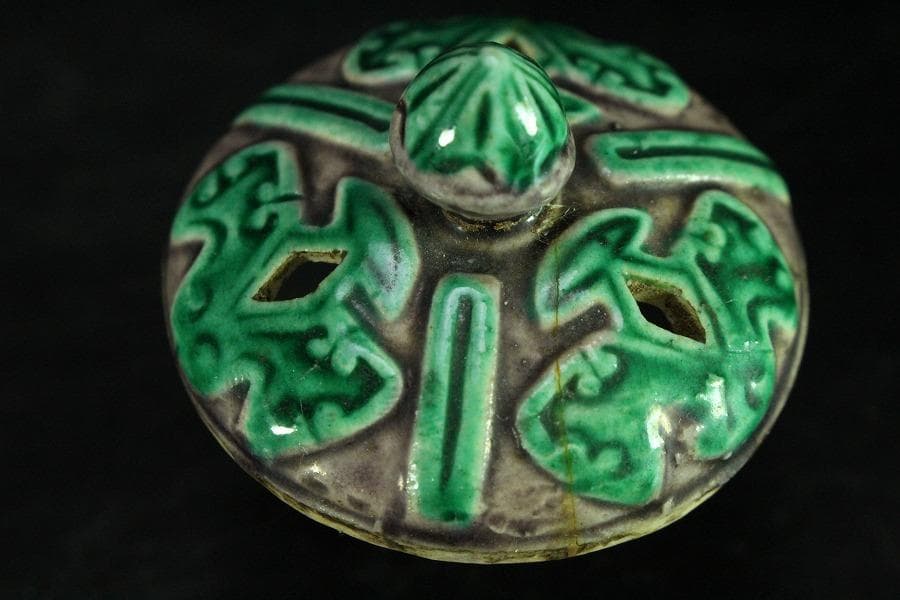 中国美術 コウチ 三足 香炉(K-XA859)