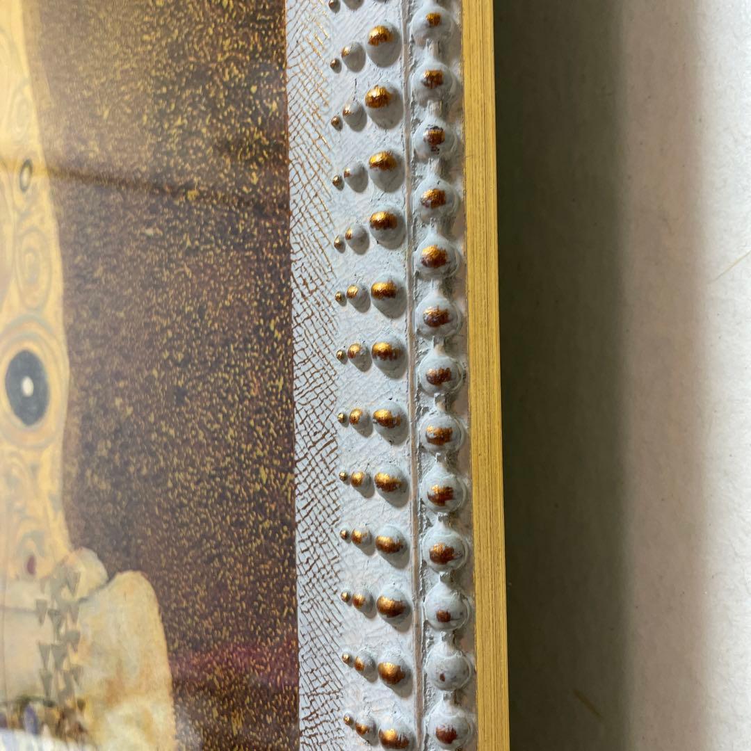 アート クリムト キス レリーフ 額装 大きめサイズ オーダー品