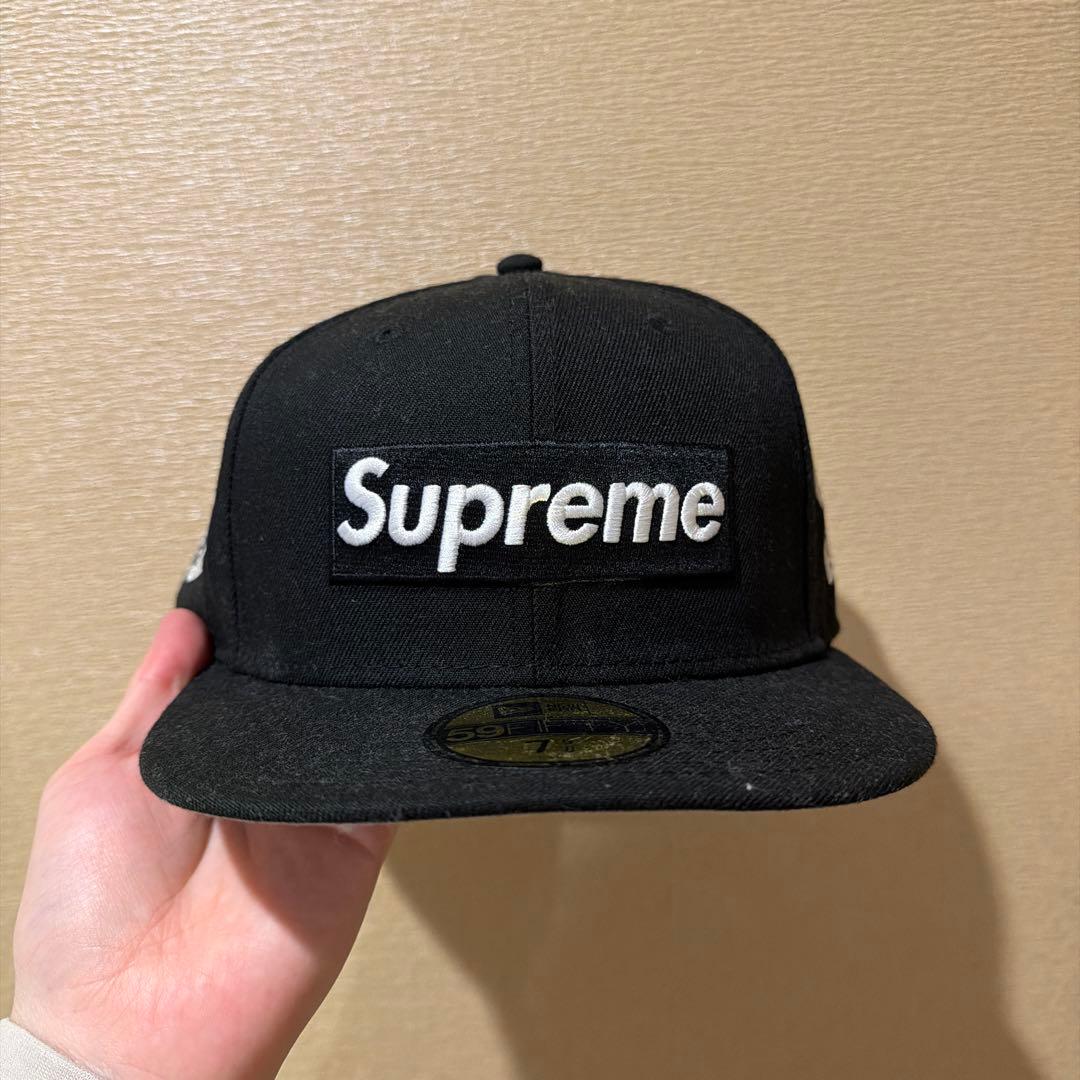 と*る様 Supreme 59FIFTY キャップ 7 5/8 - メルカリ