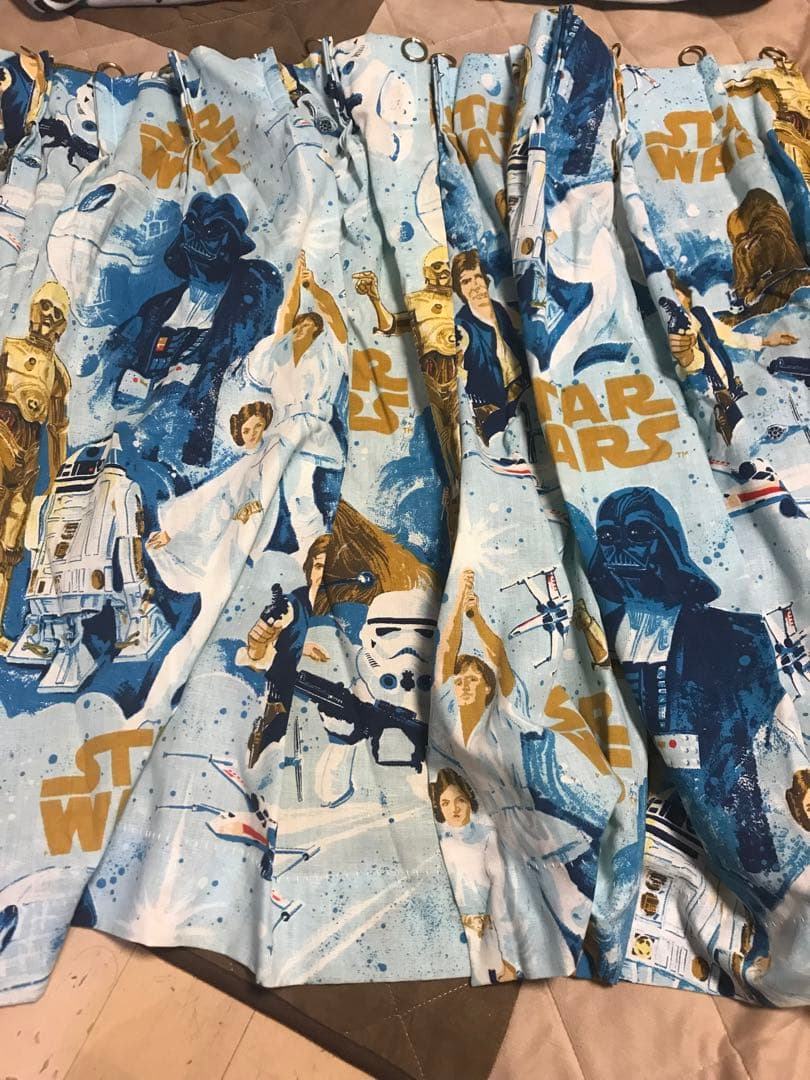 スターウォーズ ビンテージ カーテン STARWARSリメイク シーツ - メルカリ