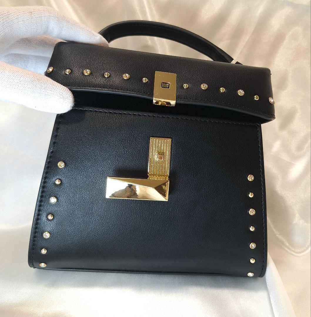 新品CELFORD セルフォード　ビジュースタッズポシェット ブラック