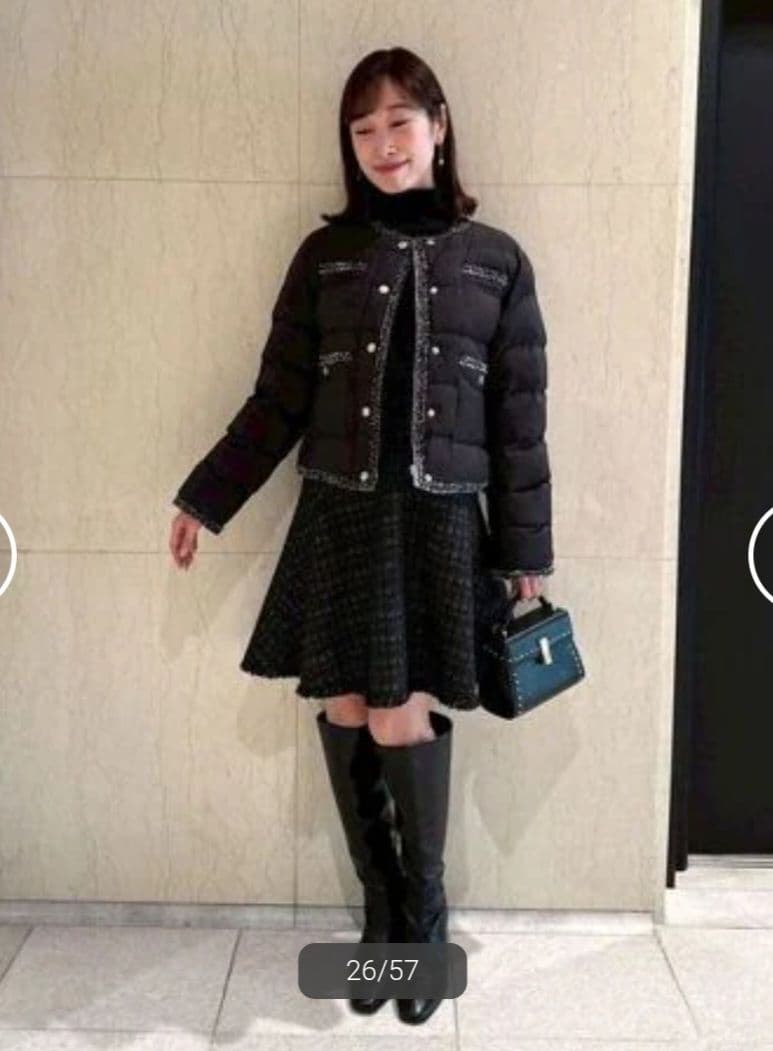 新品CELFORD セルフォード　ビジュースタッズポシェット ブラック